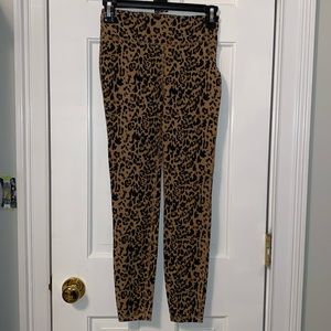 #151 J Crew Weekend Leggings- cheetah print